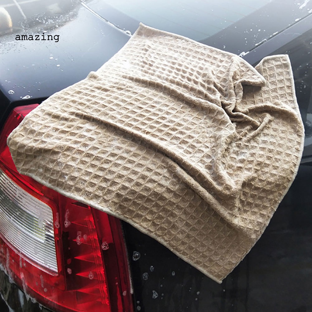 Khăn Lau Đánh Bóng Xe Hơi Hình Vuông Bằng Sợi Microfiber