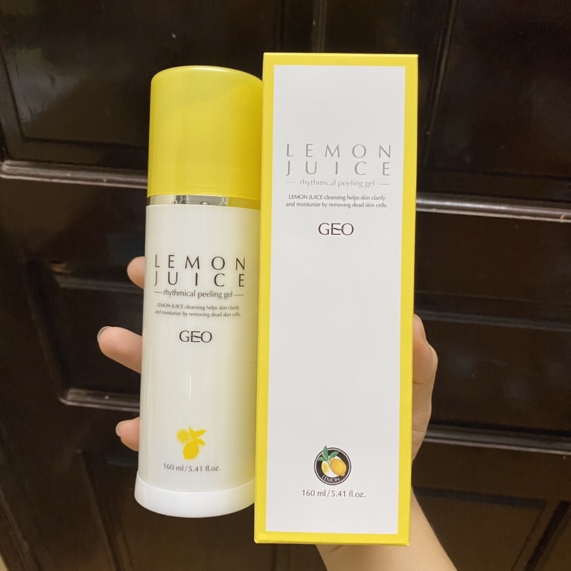 Kem tẩy da chết Geo Lamy tinh chất Chanh Lemon juice