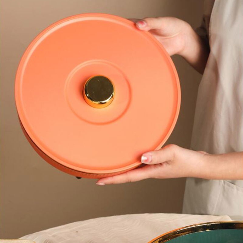 Hộp Đựng Bánh Kẹo Trái Cây Khô 4 Ngăn Có Nắp Và Tay Cầm