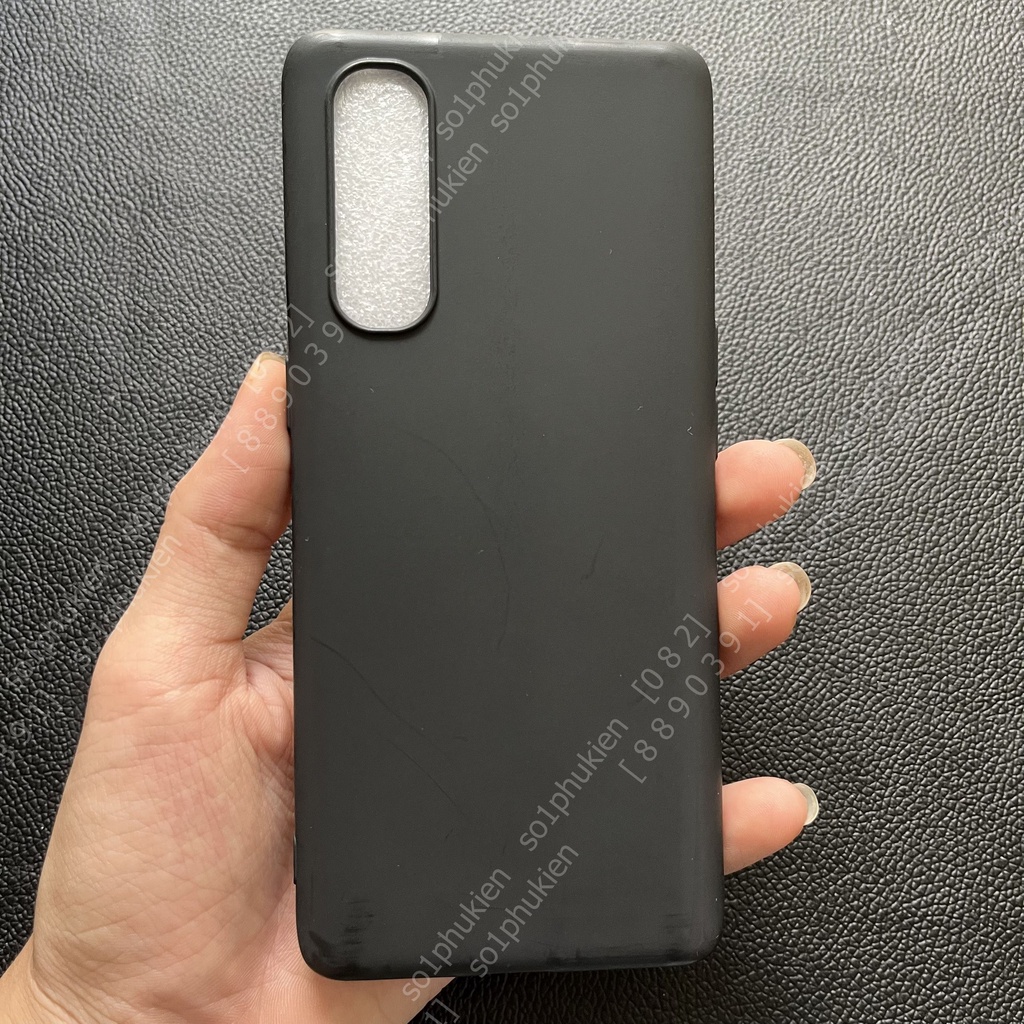 Ốp lưng Oppo Reno 3 Pro dẻo đen TPU và dẻo trong đục chống ố viền gồ bảo vệ cam
