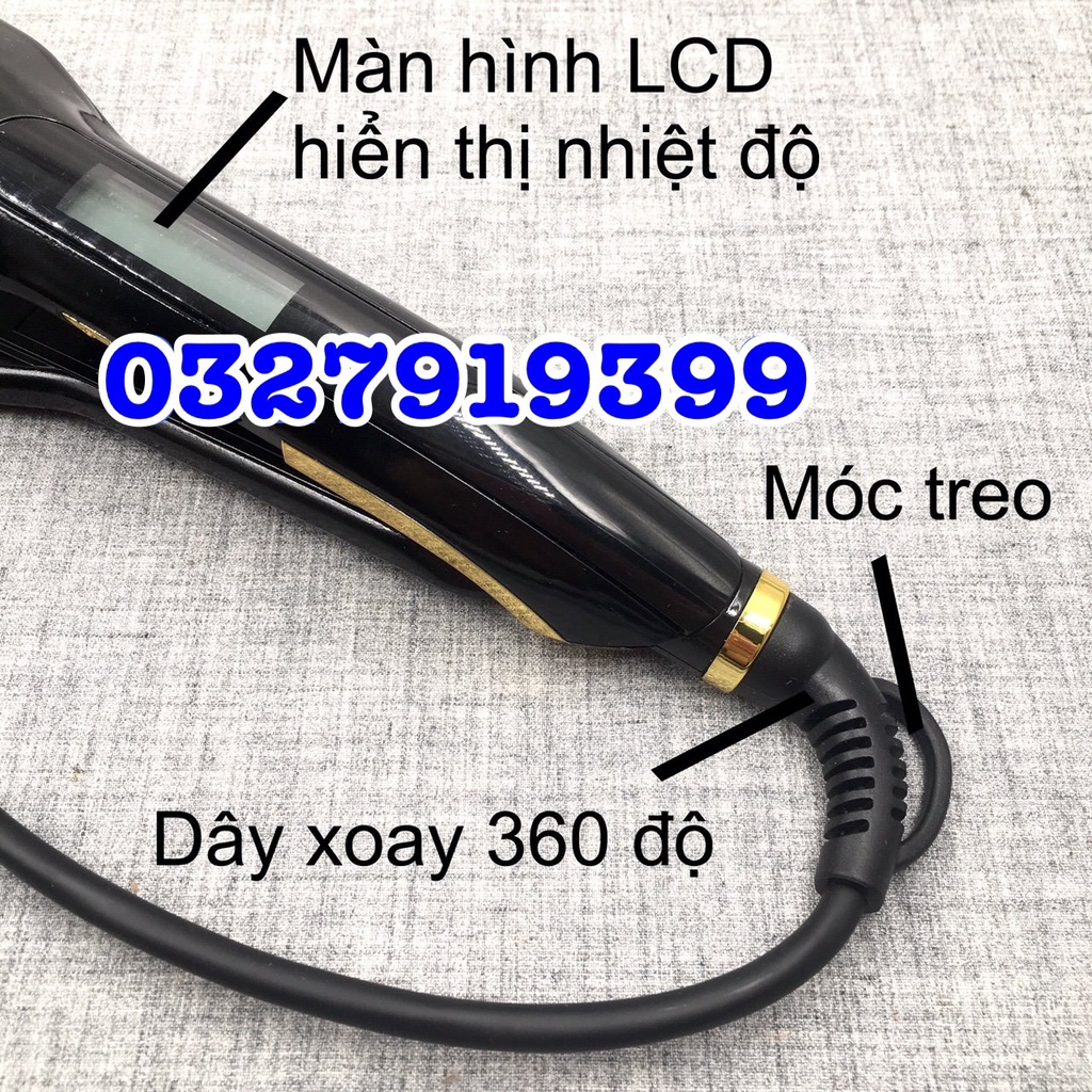 ✅freeship✅ Máy duỗi tóc cao cấp có màn hình LCD MH 998