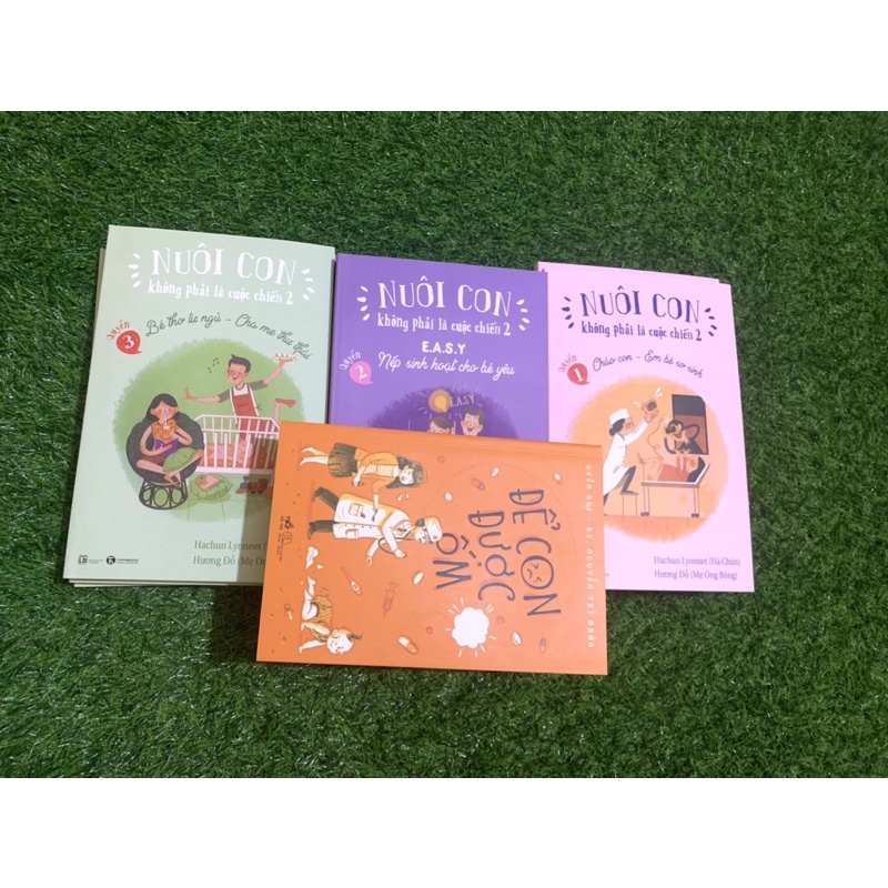 3 cuốn easy nuôi con không phải là cuộc chiến, để con được ốm