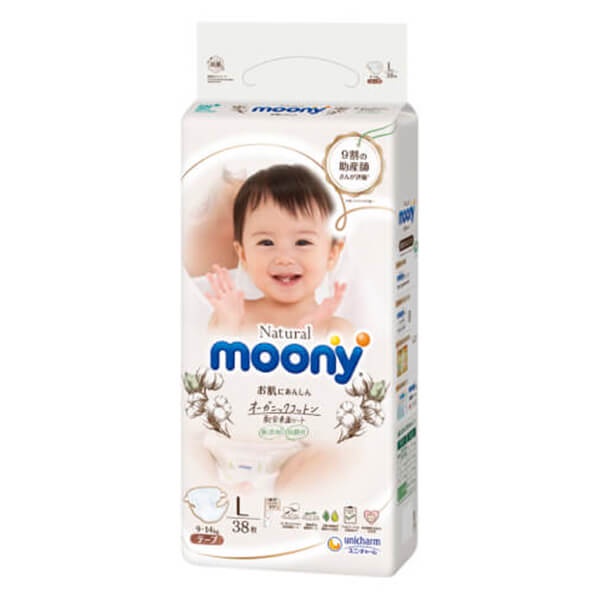TÃ DÁN MOONY HÀNG NHẬT CỠ L 38 MIẾNG