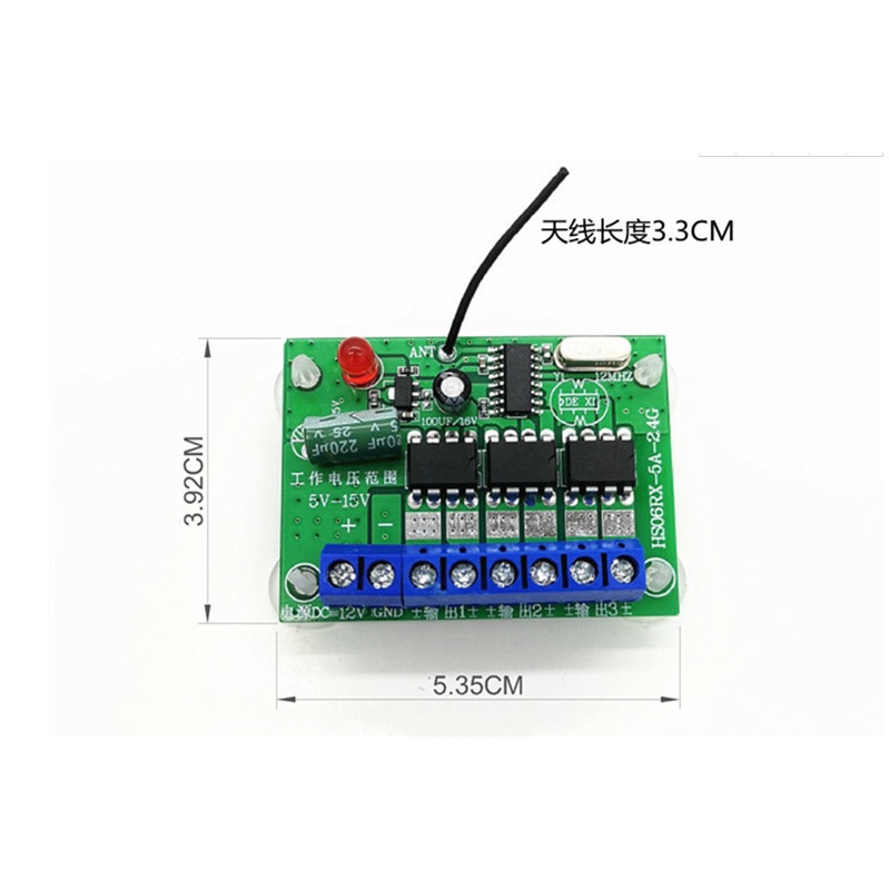 Mạch điều khiển 06 kênh đk 3 motor đảo chiều 6-15V