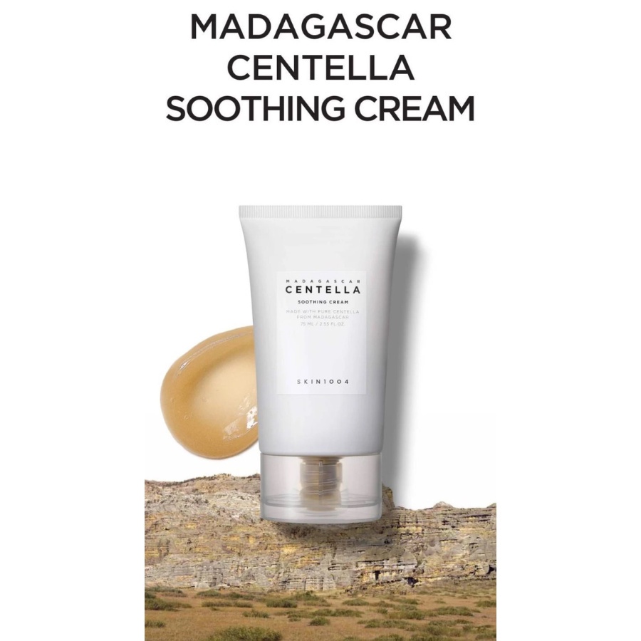 Kem dưỡng làm dịu da Skin1004 Madagascar Centella Soothing Cream 75ml nhập khẩu Hàn Quốc