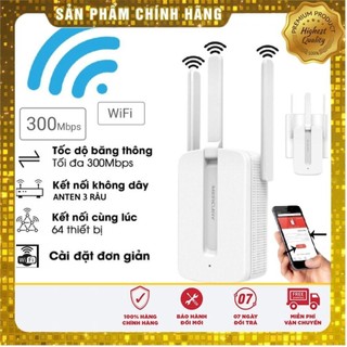 ⛔FREESHIPXTRA+⛔ Kích sóng wifi 3 râu