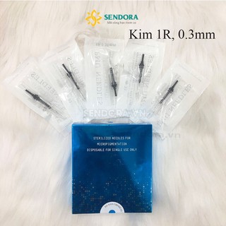 Kim Lò Xo Máy Black Pear 3, Kim xăm Máy Kỹ Thuật Số (Hộp xanh 10 kim)