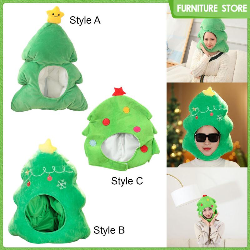 Mũ Giáng Sinh Lông Mềm Hóa Trang Unisex