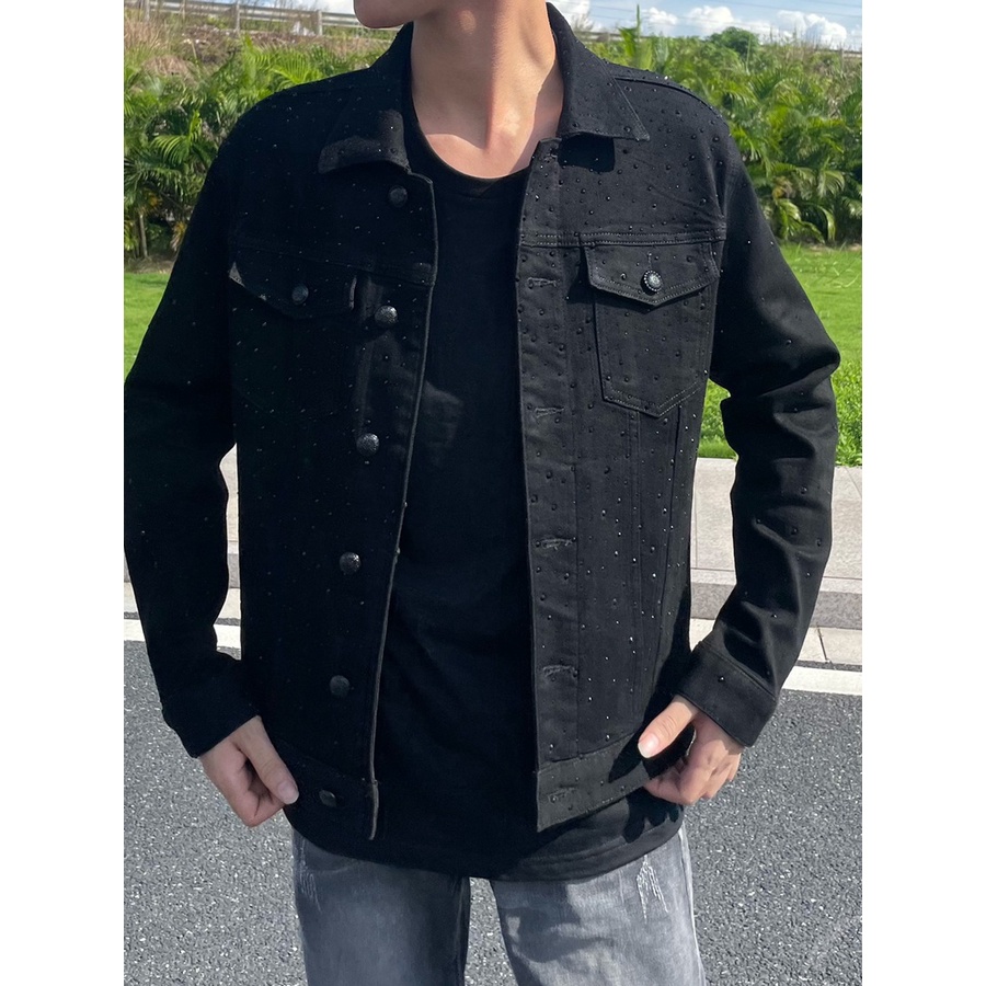 Áo Khoác denim Mỏng Vừa Vặn Với Ngôi Sao Phong Cách Liên Xô Thời Trang Xuân Thu Bán Chạy Mới Cho Nam