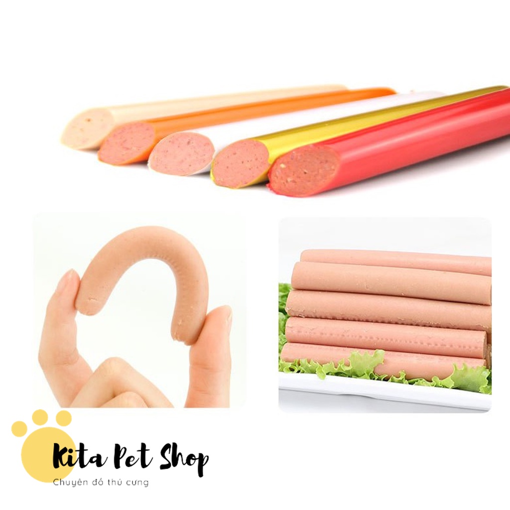 Xúc Xích Cho Chó Mèo Hamster Thú Cưng Dinh Dưỡng Giàu Vitamin, Đạm Bioline