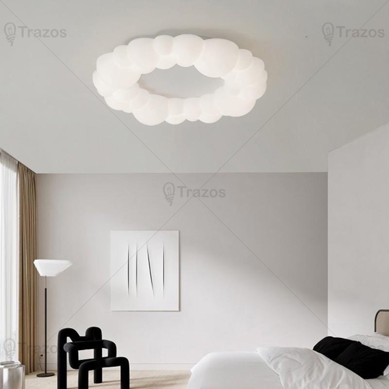 Đèn LED treo trần nhà Trazos kiểu dáng hiện đại trang trí phòng khách phòng ngủ