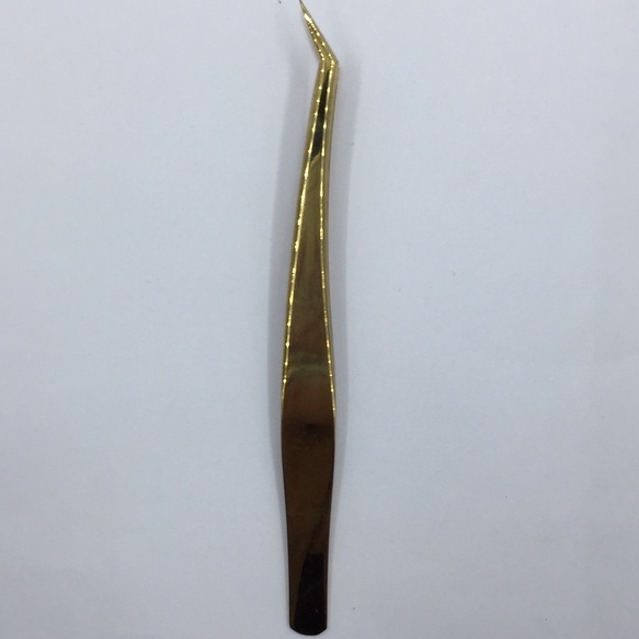 Nhíp cong 45 độ siêu bền, nhíp cong bao da_dụng cụ mi_keo nối mi_uốn mi_mi fan_HUY HOÀNG MI