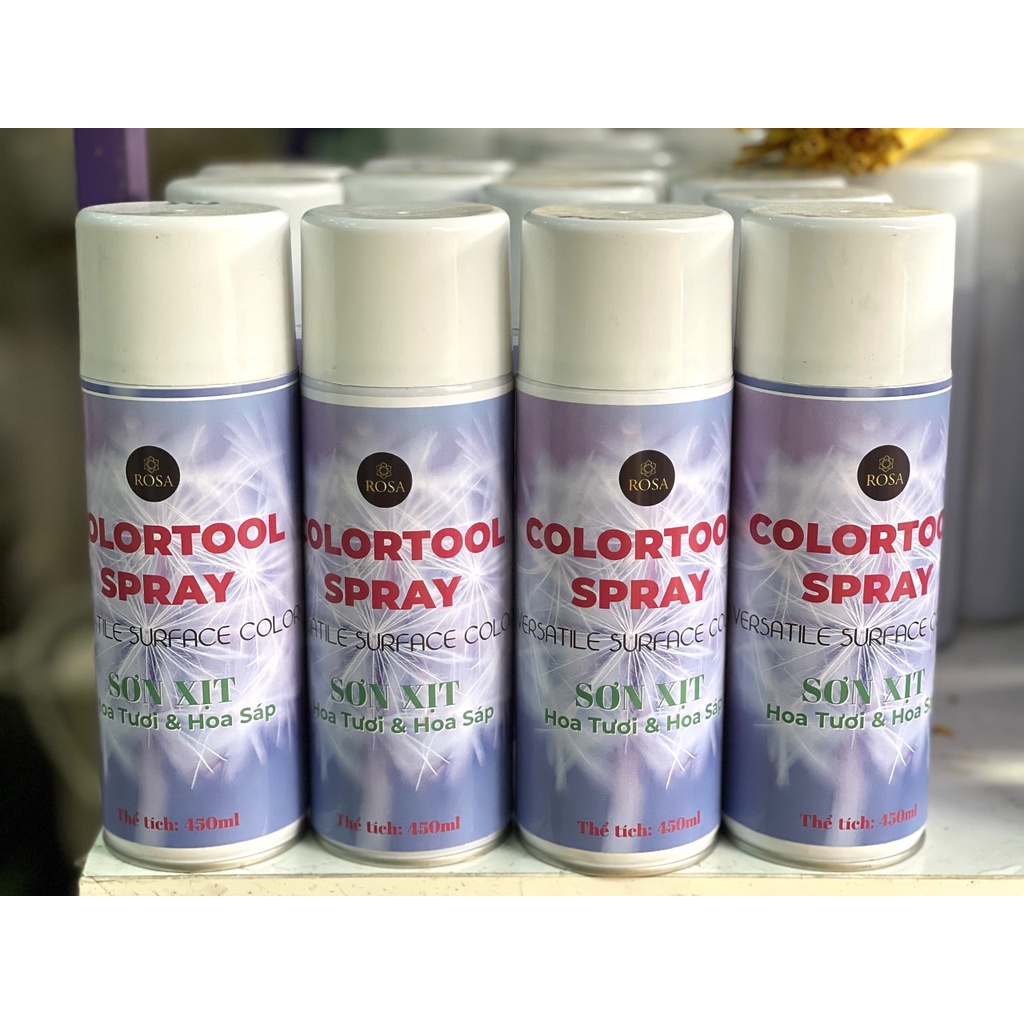 Sơn xịt hoa tươi hoa sáp cao cấp