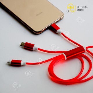 Dây sạc nhanh typeC phát sáng,có đèn led-LITEK