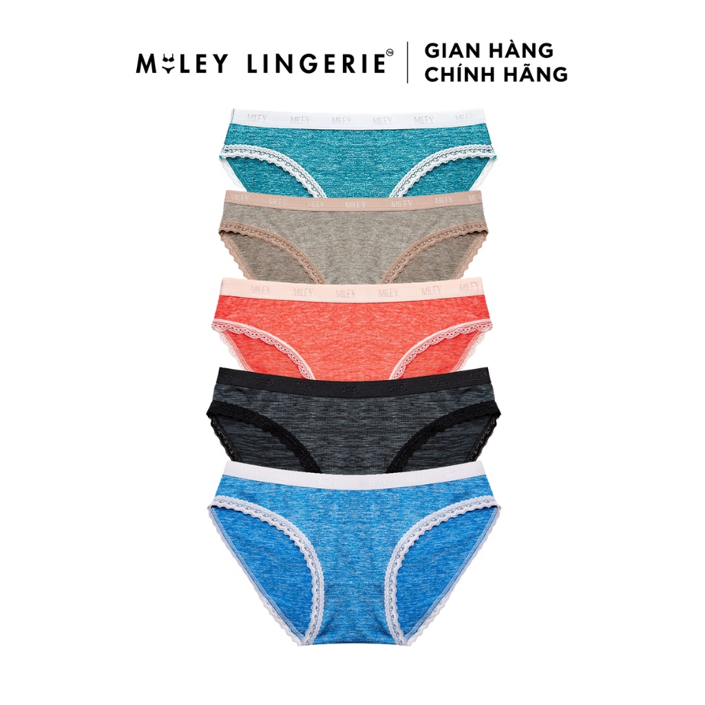 [Mã BMLTA50 giảm đến 50K đơn 99K] Combo 5 Quần Lót Thun Lạnh Sớ Gỗ Miley Lingerie FWS_00 - Màu Ngẫu Nhiên