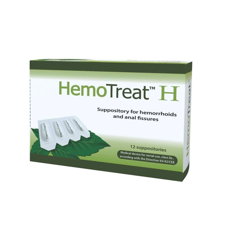HemoTreat*H viên đặt trĩ hộp 12 viên đặt.