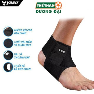 Bó gót dán, băng cổ chân yasu 7128ys cuốn bảo vệ mắt cá chân hỗ trợ tập luyện thể thao tập gym