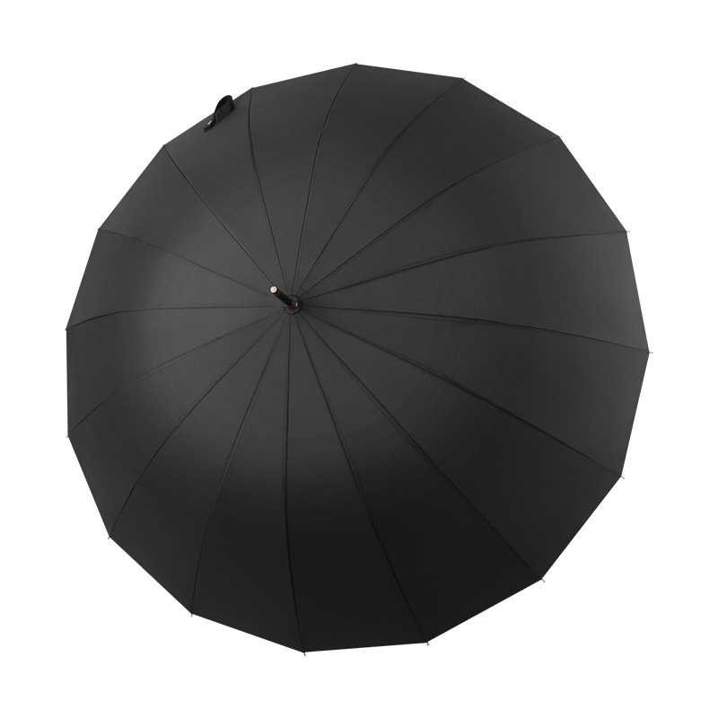 Dù Chơi golf 16 Cạnh Tay Cầm Dài Bằng Gỗ Chống Gió Oversize Dành Cho Nam