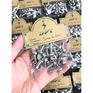 Bộ ốc áo mẫu thái inox 304 cho xe sirius xc