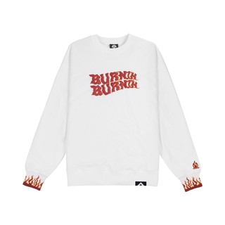 Burnin longtee - áo dài tay hoạ tiết lửa trendy 2022
