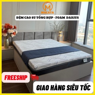 Đệm cao su tổng hợp DARIUS - nệm FOAM với áo đệm vải lạnh chính hãng xuất khẩu giá rẻ,thoáng mát êm ái FOAM101