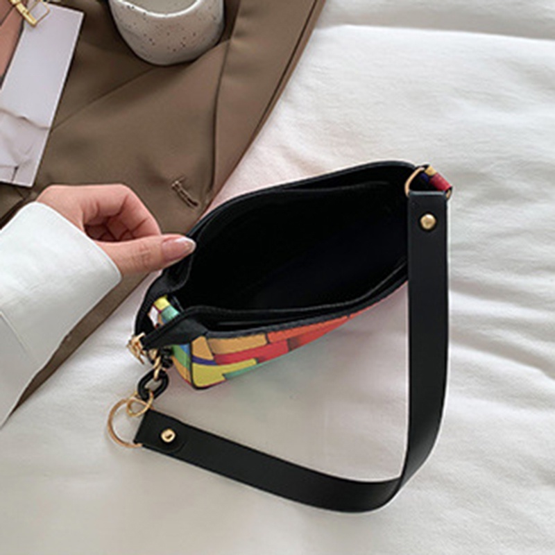 Túi Đeo Vai Phối Dây Xích Phong Cách Hàn Quốc Thời Trang Cho Nữ