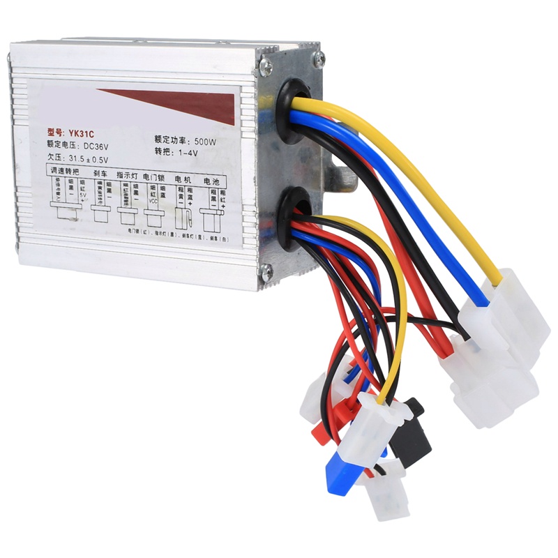 Bộ Điều Khiển Động Cơ Chổi Than 36V 500W Cho Xe Đạp Điện