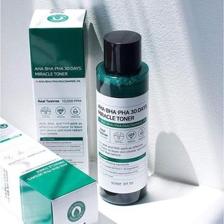 Nước Hoa Hồng Toner  Serum Some By Mi 30 Days Miracle Aha Bha Pha
