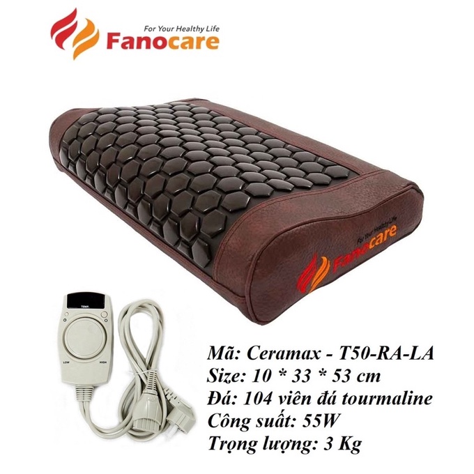 Gối đá nóng Fanocare giảm đau đầu, ngủ ngon