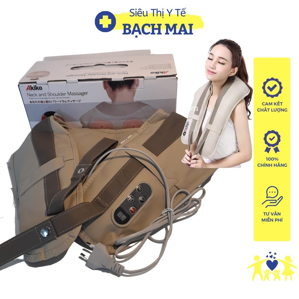Đai massage vùng cổ vai gáy lưng Akiko A-2079 rung và tạo nhịp điệu mát xa, thư giãn cơ bắp và cải thiện chức năng