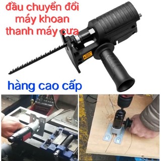 Bộ đầu chuyển đổi máy khoan thành máy cưa cầm tay đa năng