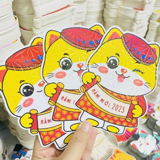 Lì xì chibi hoạt hình tết, bao lì xì chipi 2023 mẫu mới