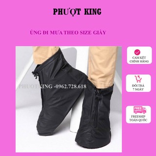 [LOẠI BỀN] Ủng bọc giày đi mưa cổ thấp (PK215)