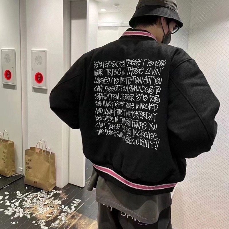 Áo Khoác Varsity Stussy ss22