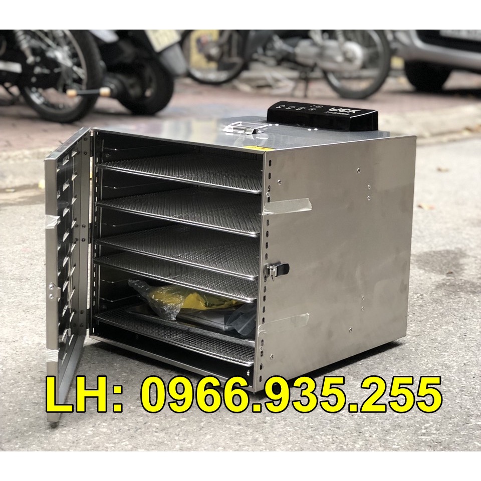 Tủ sấy đa năng, sấy hoa quả khô, sấy thịt bò khô, gà khô 10 tầng mini