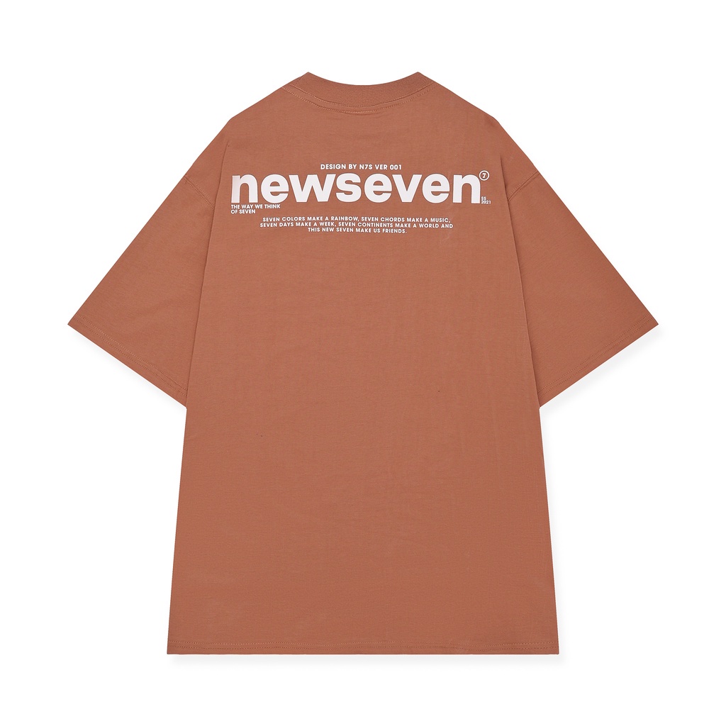 Áo thun unisex N7 Typo Signature phông tay lỡ nam nữ form rộng Local Brand