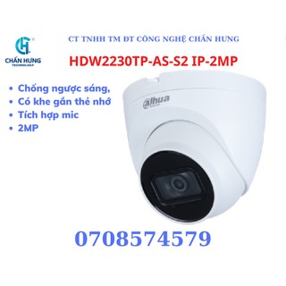 Camera ip starlight 2.0mp dahua dh-ipc-hdw2230tp-as-s2