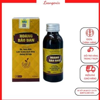 Siro ho cho bé hoàng bảo đan 100ml