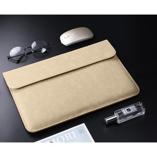 Bao da cho chống sốc cho macbook kèm ví phụ kiện