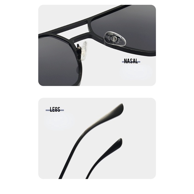 Kính Mát Nam Phân Cực Gọng Nhôm magnesium Mới