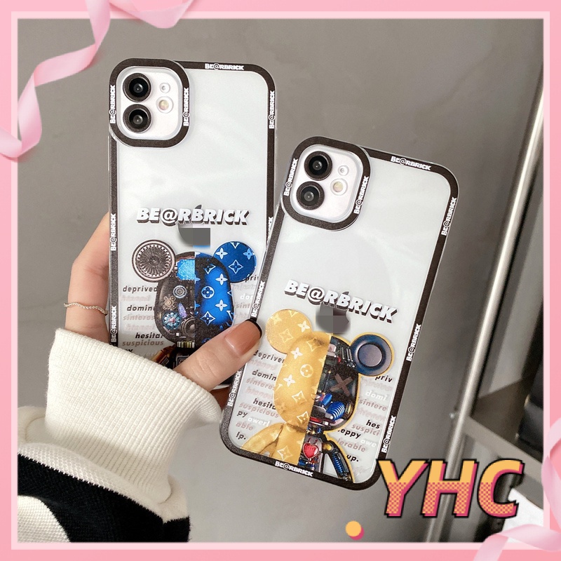 ốp iphone In Hình Gấu Hoạt Hình tương thích iPhone 6s 6splus 7 7plus 8 8plus X XS 11 12 Pro Max Plus Promax-2071