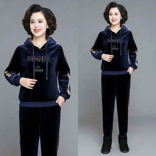 ĐỒ BỘ THỂ THAO THU ĐÔNG NỮ NHUNG NHẬP CAO CẤP CÓ BIGSIZE MẪU MỚI GIÁ RẺ ĐẸP