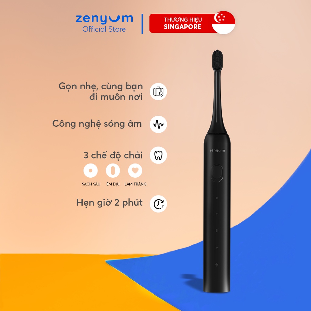 Bàn chải điện Zenyum Sonic Go - Công Nghệ Singapore