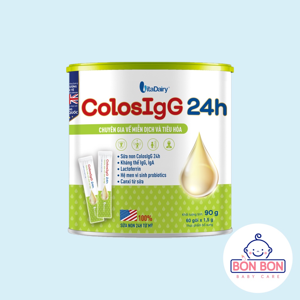 Sữa bột Sữa Non ColosIgG 24H 90g