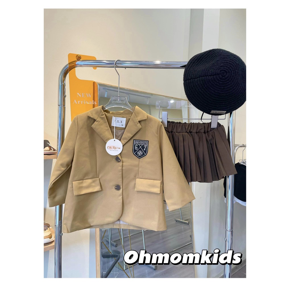 Áo blazer vest phong cách hàn quốc cho bé yêu