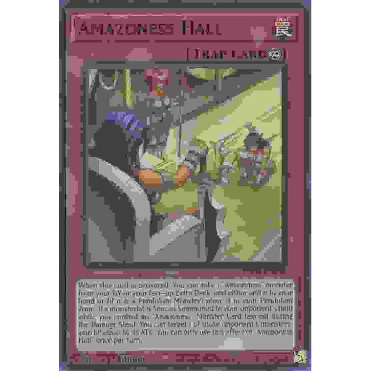 Thẻ Bài Yugioh Amazoness Hall - BLCR-EN038 - Ultra Rare 1st Edition