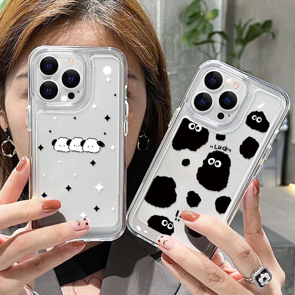 Ốp Điện Thoại Silicon TPU Mềm Trong Suốt In Họa Tiết Dễ Thương Cho IPhone 14 13 12 11 Pro XS MAX 6S 7 8 Plus X XR