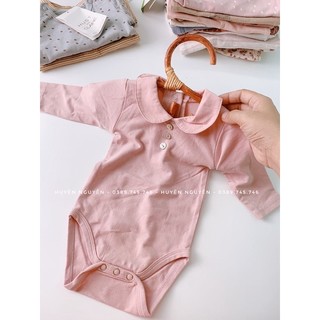 Body chip Hust and Claire size 0M,1M body dài tay cho bé trai,gái