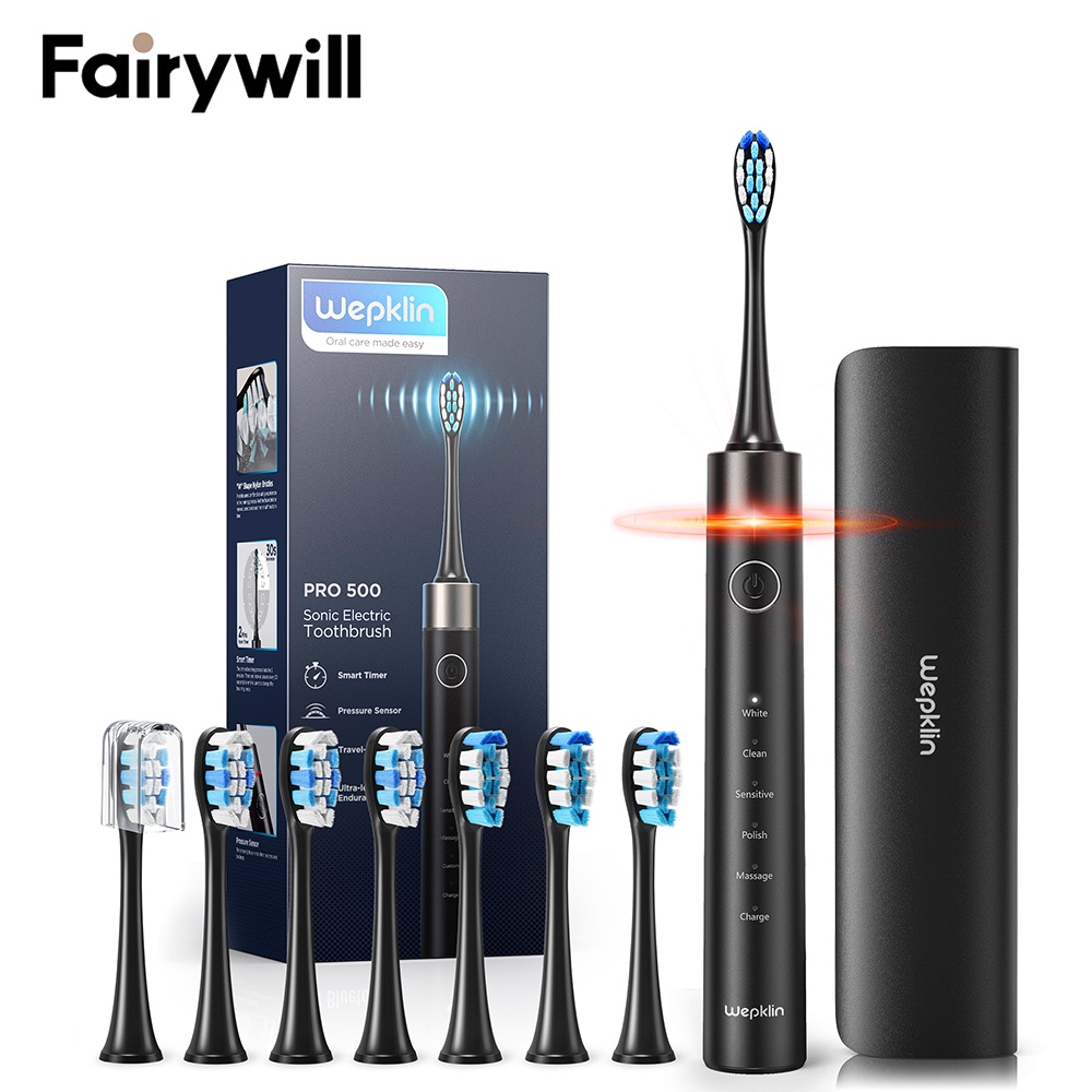 Bàn chải điện FAIRYWILL Pro 500 có 5 chế độ chải răng chuyên dụng