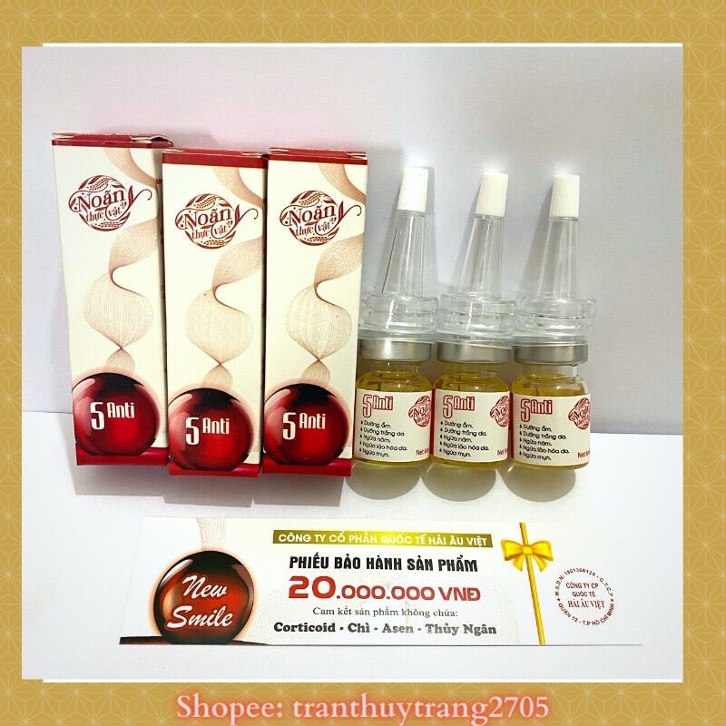 Serum noãn thực vật 6ml dưỡng trắng da căng bóng